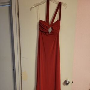 Red gown
